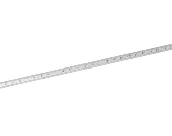 Aluminum Ruler School Office 30Cm Drawing Alulineal Rod 1 Piece New