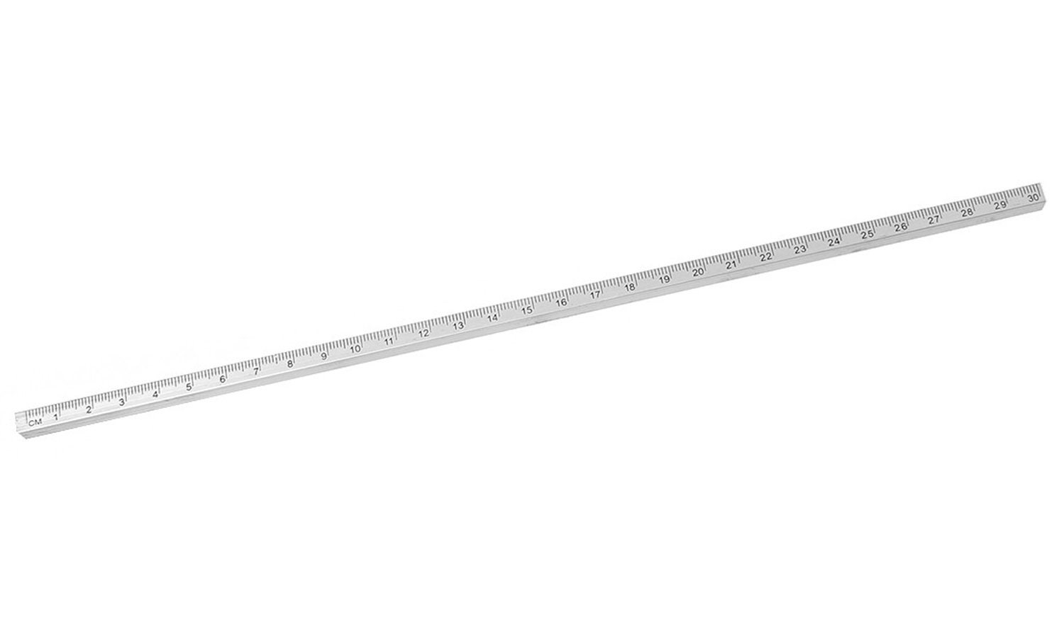 Aluminum Ruler School Office 30Cm Drawing Alulineal Rod 1 Piece New