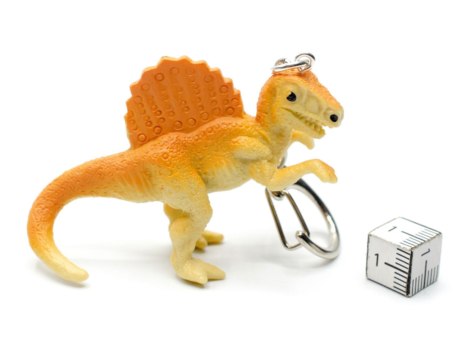 Miniblings Spinosaurus Dinosaur Keychain - Hard Rubber Pendant, Handmade In Berlin, 60mm Size - View #10