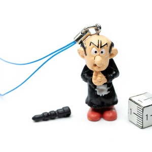 Gargamel Breloque pour téléphone portable Miniblings Schtroumpfs Série Enfants Schtroumpf Méchant image 3