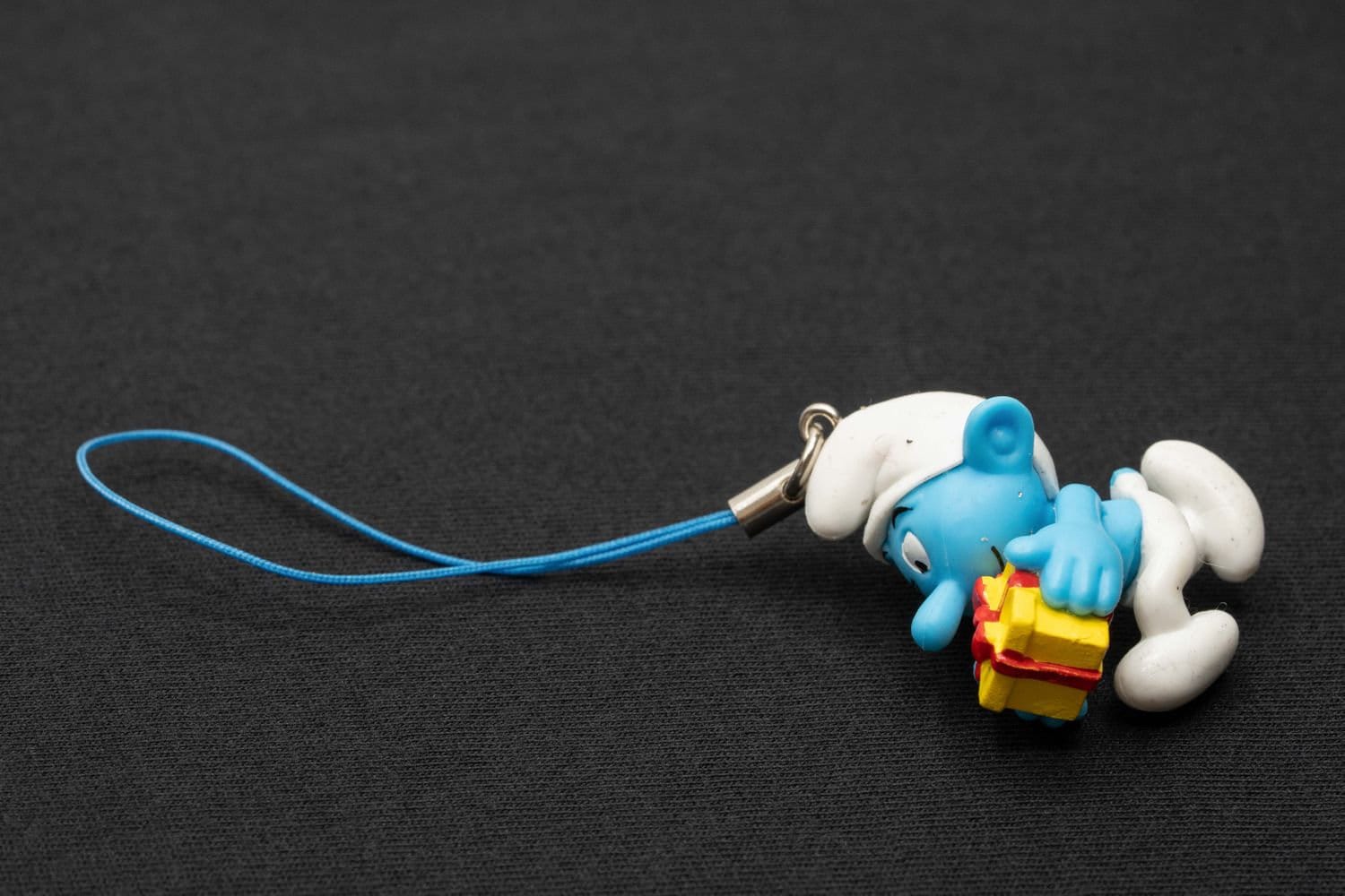 Schlümpfe – Sport Schlumpf Handyanhänger, Ca. 2,5 Cm Großer Anhänger Für Schlumpf-Fans