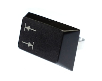 Tab Key Keyboard Ring Character Ring Miniblings Computer Keyboard black