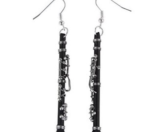 Boucles d'oreille de clarinetteClarinettes musique de clarinette + BOX