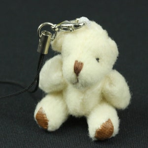 Ours en peluche mobile Deco Miniblings en peluche blanc ours image 1