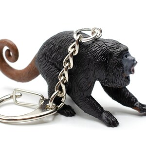 Howler monkey keyring key chain miniblings monkey spider-tailed monkey primate