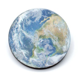 Earth brooch Miniblings badge pin globe universe space astronaut