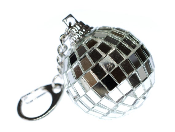 Mirror Ball Key Ring Chain Miniblings Supporters Club Disco - Etsy