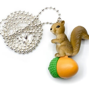 Écureuils collier 80cm pendentifrongeurs forestiers d'automne enfants Brown
