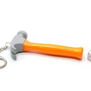 Claw Hammer Key Ring Chain Miniblings Tool image 3