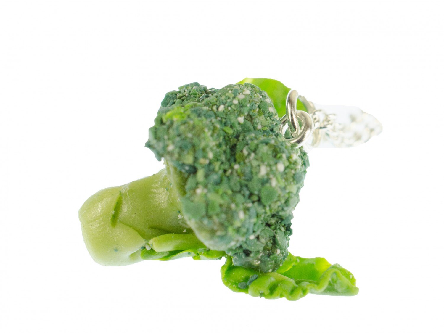 Broccoli orecchini Miniblings veggie vegetariano verde di carbonio