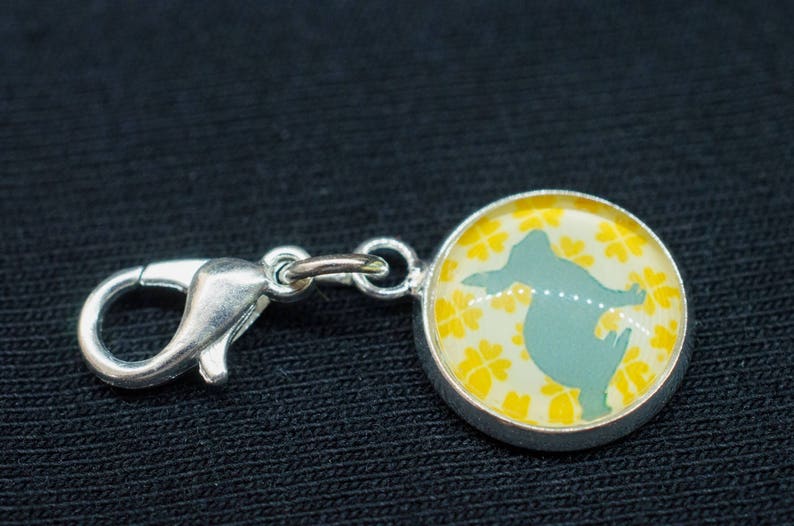 Blue Rabbit Charm For Bracelet Wristlet Dangle Miniblings Sitting Easter Bunny
