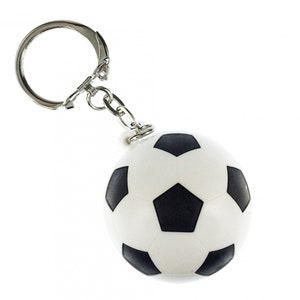 Vente porte-clés foot pas cher, porte-clefs avec ballon football mou