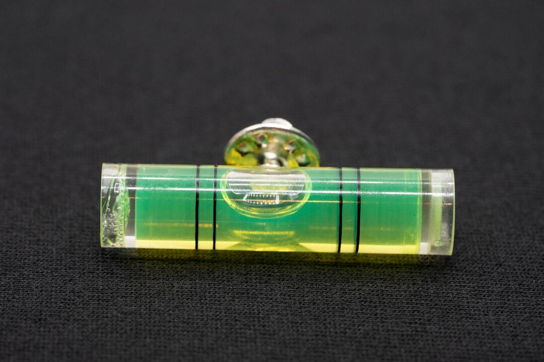 Spirit Level Brooch Miniblings Pin Craftsman Construction Functional - Etsy