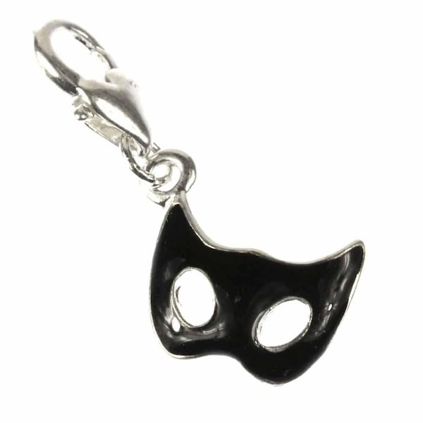 Maske Charm Anhänger Bettelarmband Miniblings Charms Maskenball Party Theater