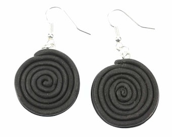 Liquorice Wheel Earrings Licorice Miniblings Candy Sweets
