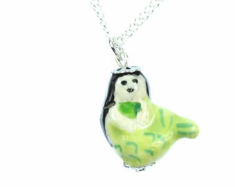 Mermaid Necklace Miniblings 45Cm Porcelain Ceramic Myth Siren Fantasy