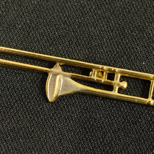 Miniblings Trompet Broche Pin Badge Knop Badge Orkestrale Instrument Gd Mini, 32mm, Metaal, niet bekend
