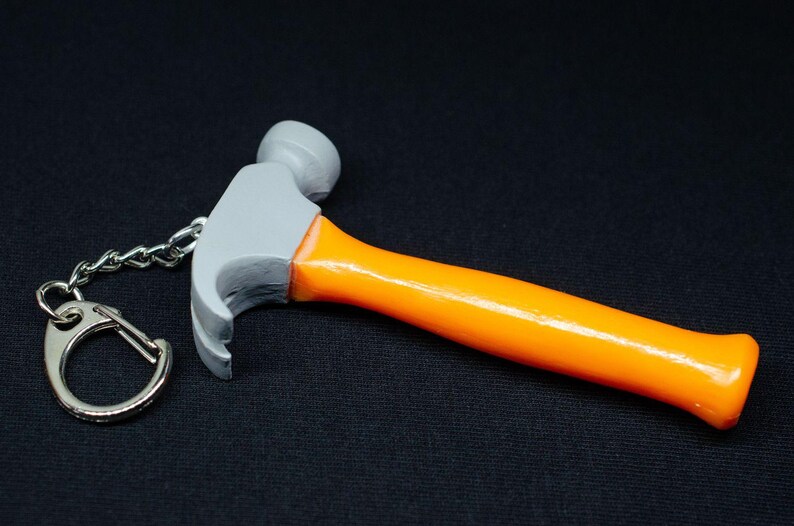Claw Hammer Key Ring Chain Miniblings Tool image 2