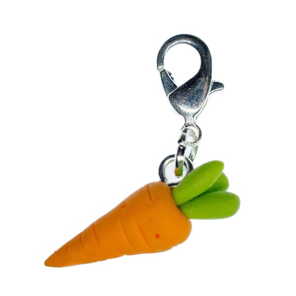 Bracelet carotte charm Miniblings lapin lièvre legumes Carrot 3D