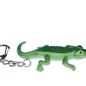 Crocodile Key Ring Chain Miniblings Zoo Rubber
