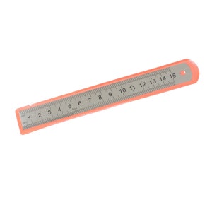 Steel Ruler School Office 15Cm Metal Drawing Measuring 1 Pieces New