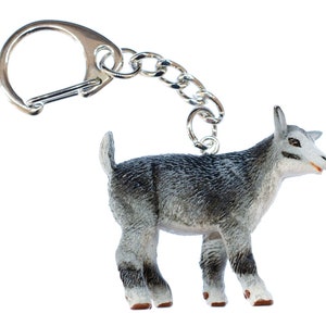 Goat Ring Miniblings Kid Farm Gray Girls