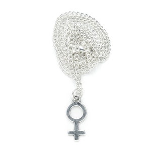 Female symbol chain Miniblings 45cm pendant necklace LGBTQ+ woman power