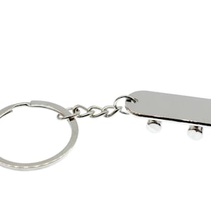 Skateboard Miniblings Ring Board Skater Stainless Steal 35mm
