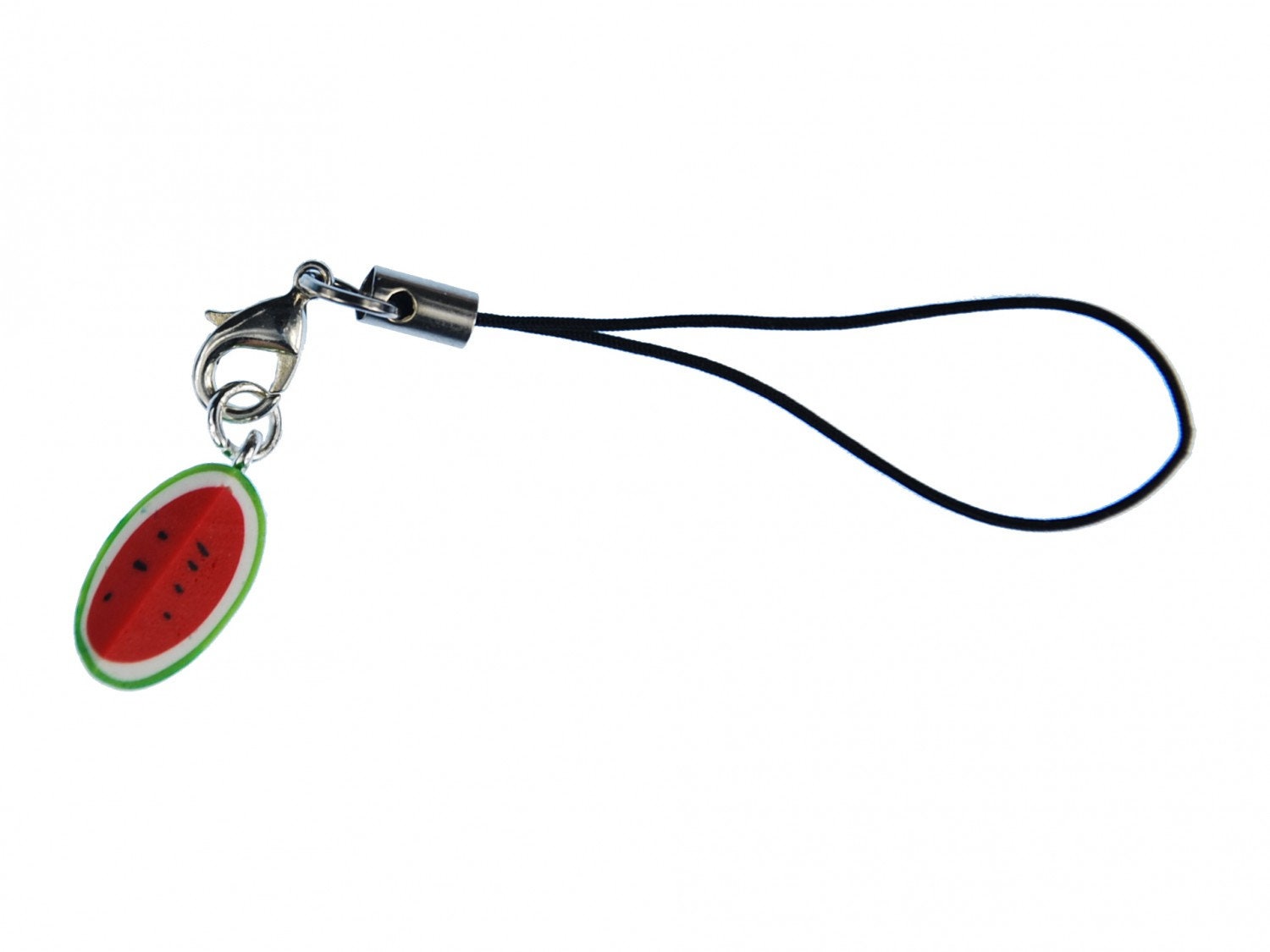 AVLUZ Simulierter Wassermelonen-Schlüsselanhänger, lebensechter