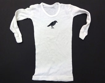 côte manches longues bebe T Kalle FUX T-shirt manches longues Black Crow 92