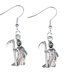 Grim Reaper Earrings Miniblings Halloween Ghost Death Skeleton
