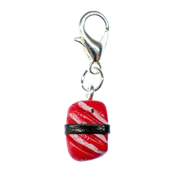 Sushi Charm Pendentif Nigiri Miniblings Poisson Nourriture Japon Cuisine Japonaise ROUGE