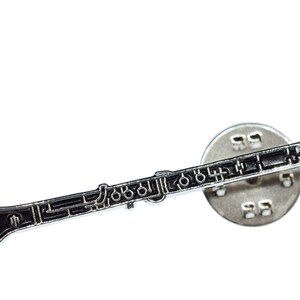 Clarinet Brooch Pin Badge Button Miniblings Instrument Music Orchestra Jazz Mini