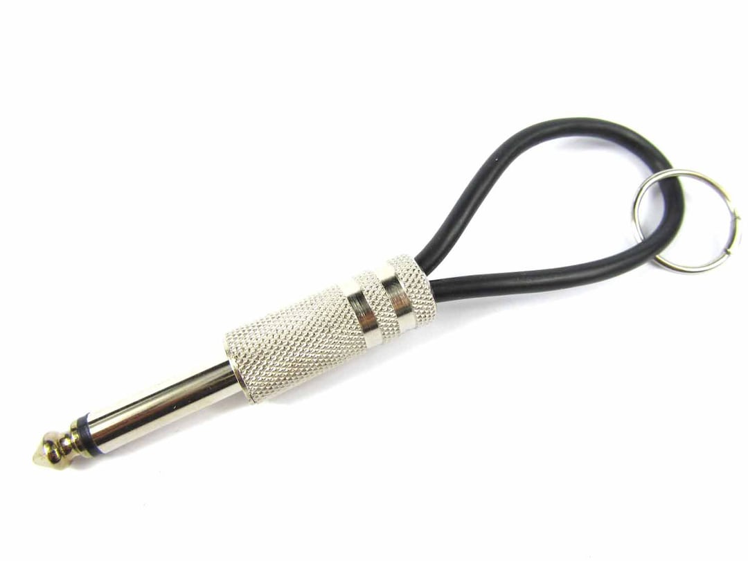 Jack Plug Key Ring Chain Key Ring Chain Miniblings Band Musician Music