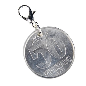 50 GDR East Germany DDR Pfennig German Charm Bracelet Pendant Miniblings Coin Money