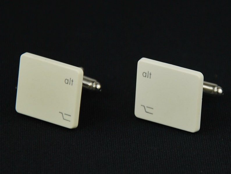 Key Cuff Links Cufflinks Miniblings Vintage Unique Box Button Computer Old