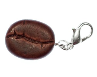 Coffee Bean Charm Pendant Miniblings For Bracelet Caffeine Drink Seed