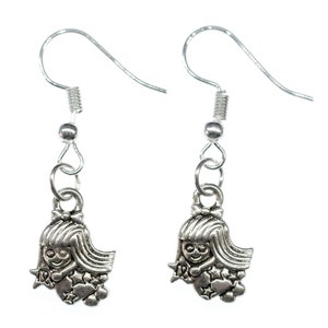 Virgo Earrings Miniblings Fish Sign Astrological Constellation Zodiac Horoscope