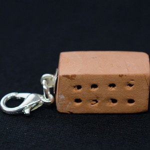 Brick Stone Charm Pendant Bracelet Wristlet Bricks Blocks Wall Bricklayer