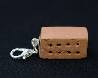 Brick Stone Charm Pendant Bracelet Wristlet Bricks Blocks Wall Bricklayer