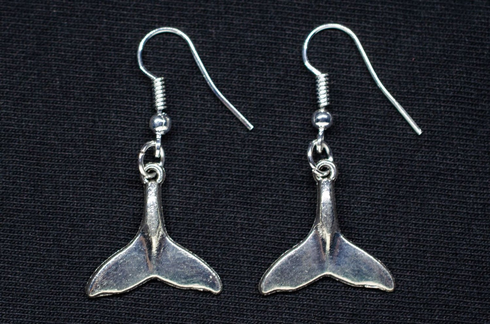 Whale Fin Earrings Miniblings Hangers Flapper Mammal Sea Ocean - Etsy