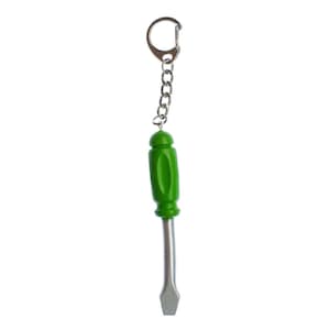 Screwdriver Key Ring Chain Keychain Miniblings Home Improvement Building