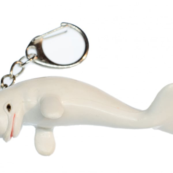 Beluga Whale Key Chain Etsy