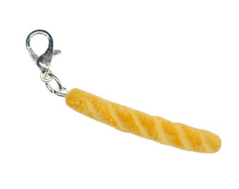 Baguette Charm Pendant For Bracelet Miniblings Brotbäcker France Paris