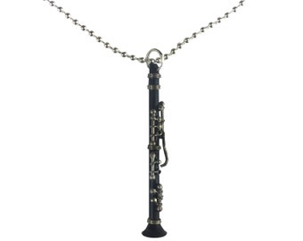 Clarinet Necklace Miniblings 80Cm Musician Clarinetist With Box