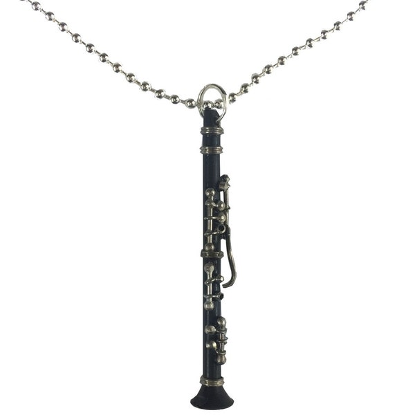 Clarinet Necklace Miniblings 80Cm Musician Clarinetist With Box