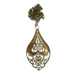 Indian Necklace Miniblings India Ornament Oriental Bronze Necklacedrops Metal