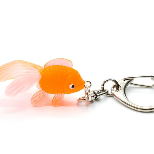 poisson rouge koi Porte-cle Porte-clesbague de la collier orange fluo cle