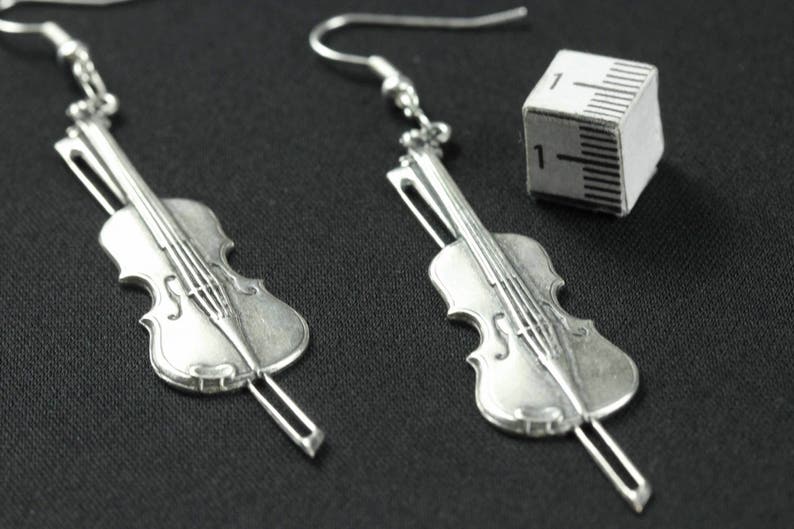 Fiddle Violin Earrings Miniblings Violin Viola Violinist Etsy