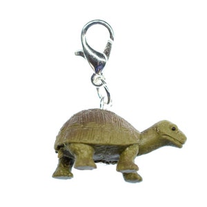 Schildpadje Miniblings Ritssluitinghangertje Bedeltje Schildpad Groen 25 mm